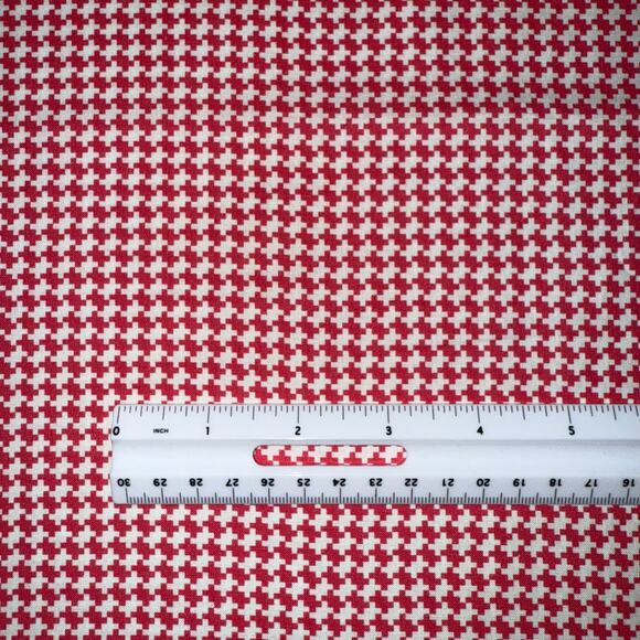 Pink Houndstooth | Flowerhouse All a Flutter | Robert Kaufman Fabrics | 1/2 Yard - Picture 3 of 6